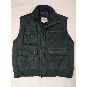 Vintage Men's L Utility Vest Tactical Hunting Fishing Hiking Outdoor Windbreaker